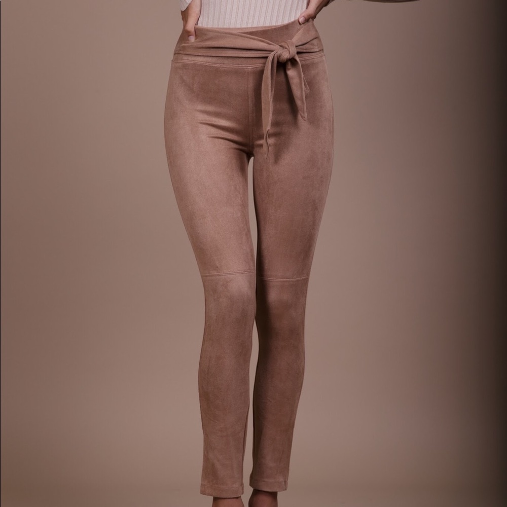 Faux suede pants 💕 New with tags